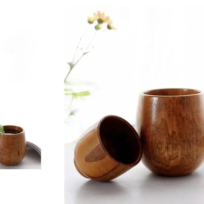 Nordic Big Belly Cup Wooden Cup