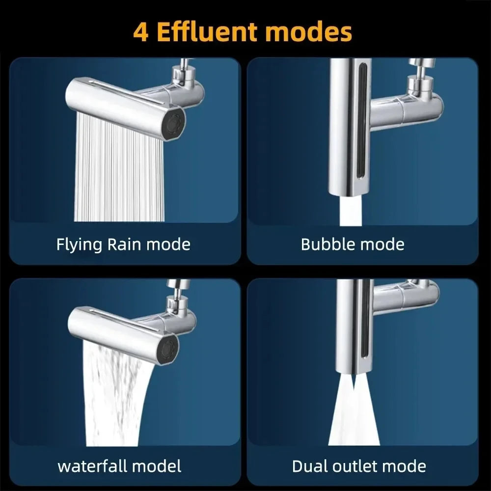 1PC Home Kitchen Faucet Flying Rain Waterfall Extension Device Universal Water Nozzle for Shower and Bath