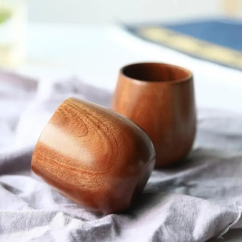 Nordic Big Belly Cup Wooden Cup