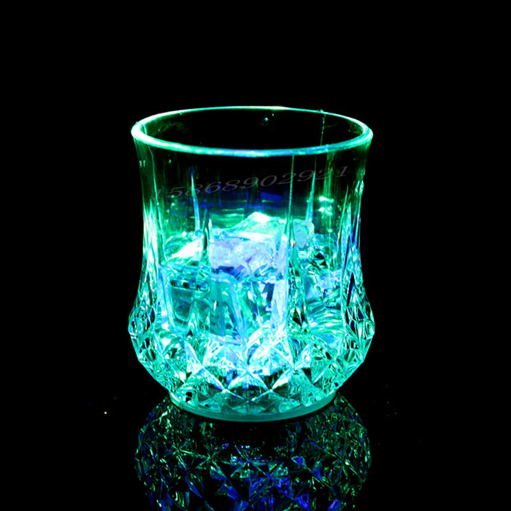 50/70ml LED Flashing Cup - Drinking Glasses Automatic Glowing Cup