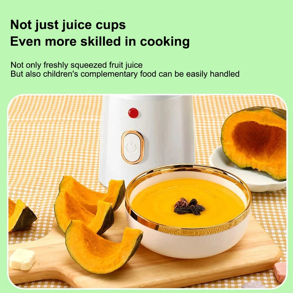 Portable Electric Blender Juicer 40W USB-Rechargeable - Cordless with Juicer Cup