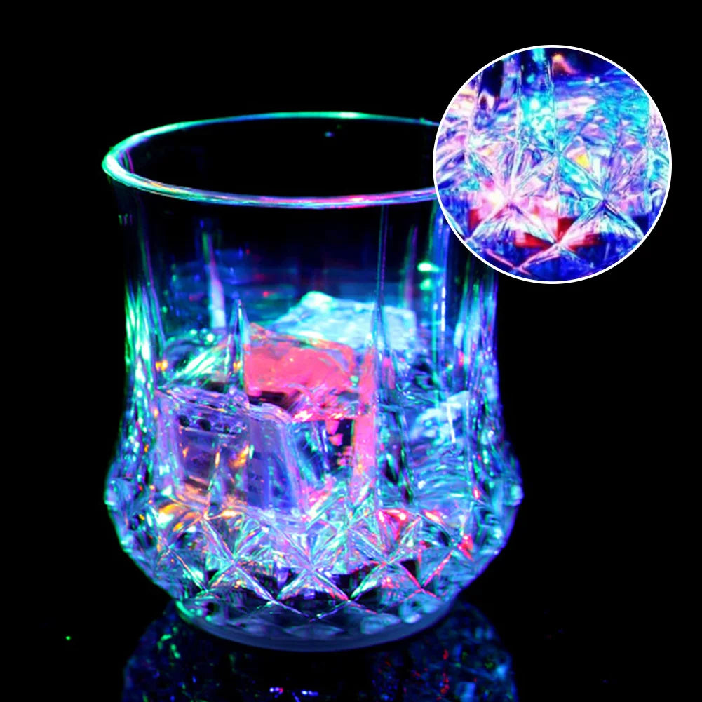 50/70ml LED Flashing Cup - Drinking Glasses Automatic Glowing Cup